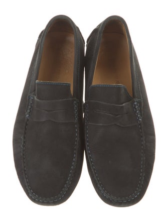 Saks Fifth Avenue Nubuck Moccasins