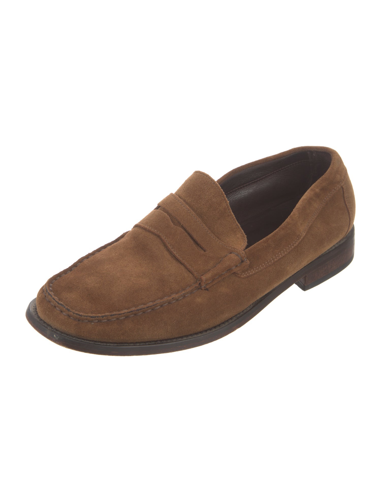 Saks Fifth Avenue Nubuck Dress Loafers