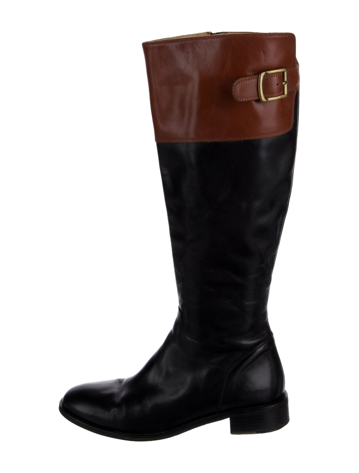 Saks Fifth Avenue Leather Riding Boots