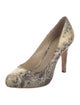 Saks Fifth Avenue Leather Animal Print Pumps