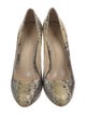 Saks Fifth Avenue Leather Animal Print Pumps