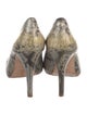 Saks Fifth Avenue Leather Animal Print Pumps