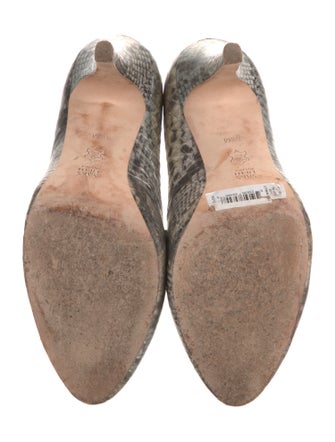 Saks Fifth Avenue Leather Animal Print Pumps