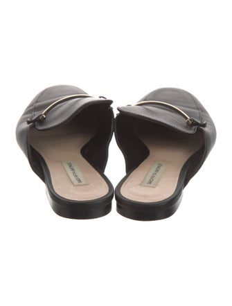 Saks Fifth Avenue Leather Mules