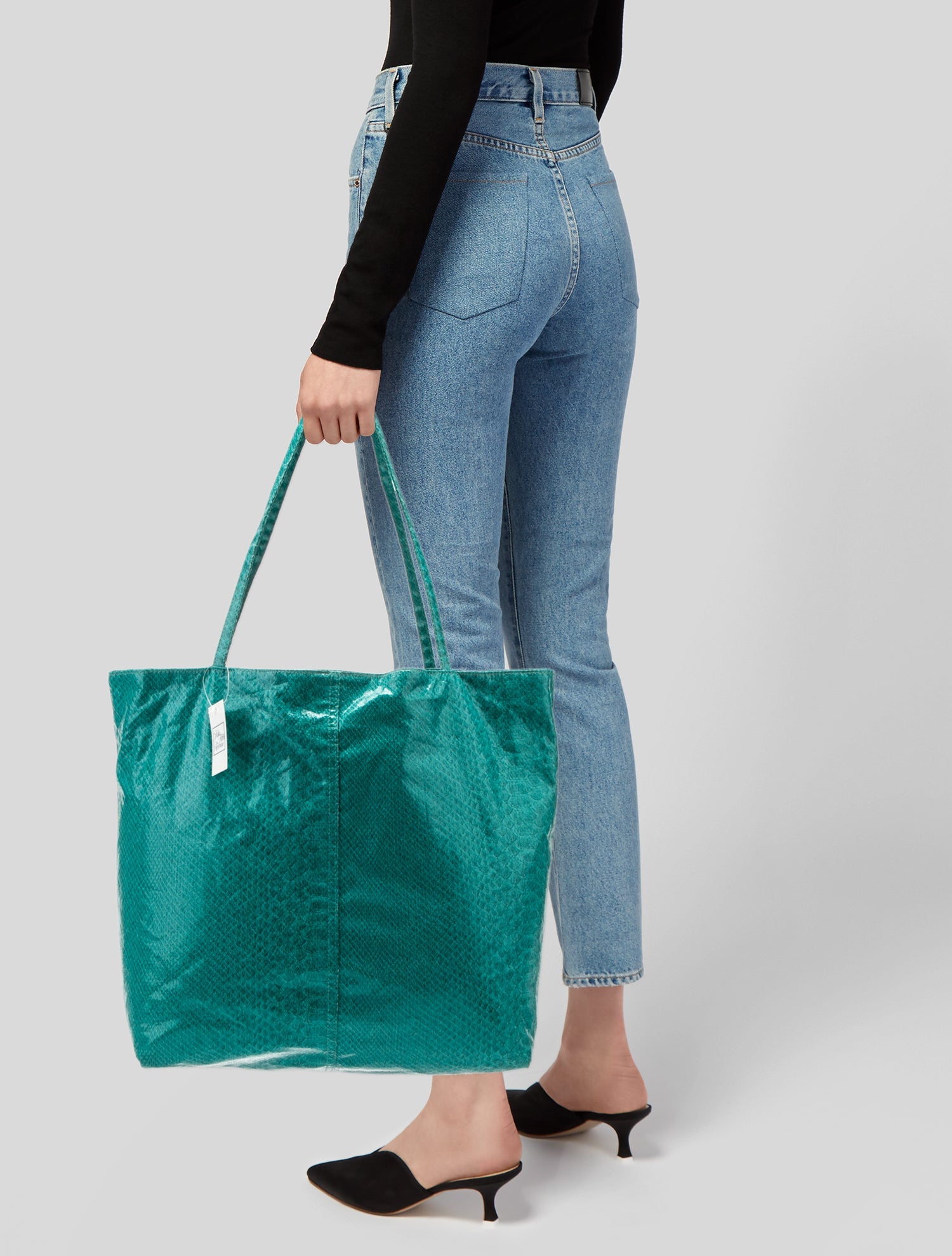 Saks Fifth Avenue Leather Tote w/ Tags