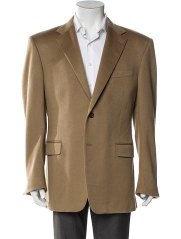 Saks Fifth Avenue Outerwear Cashmere Peacoat Us42, It52 | XL