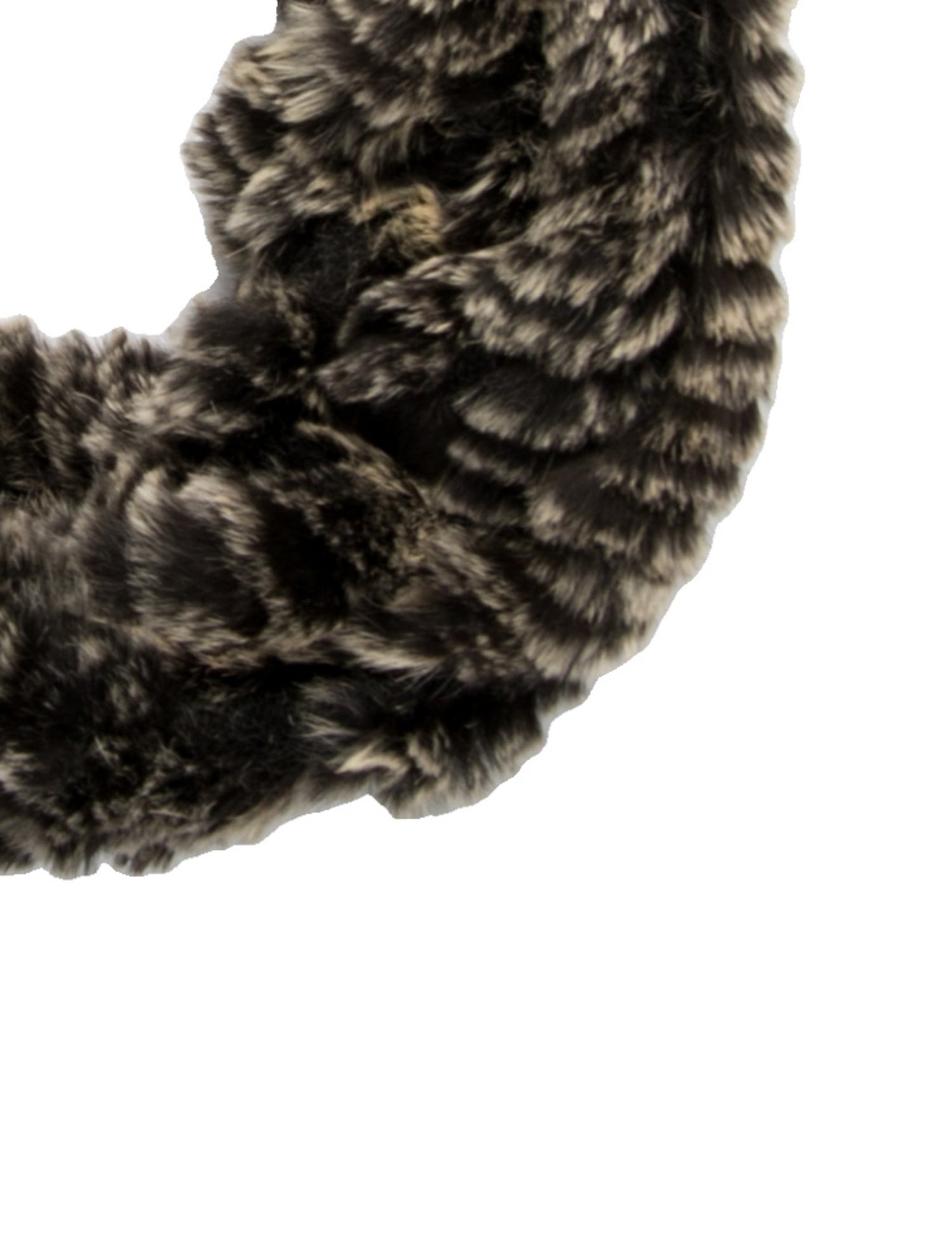 Saks Fifth Avenue Fur Animal Print Snood