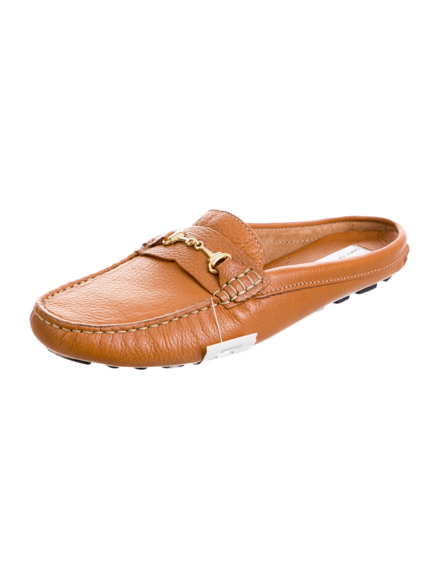 Saks Fifth Avenue Leather Mules