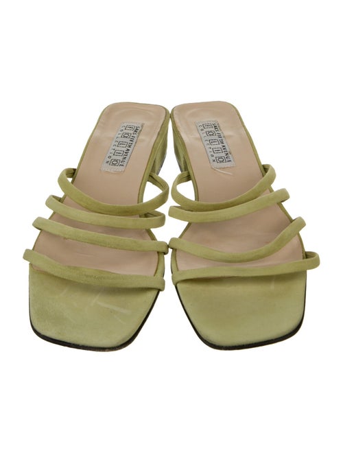 Saks Fifth Avenue Suede Slides