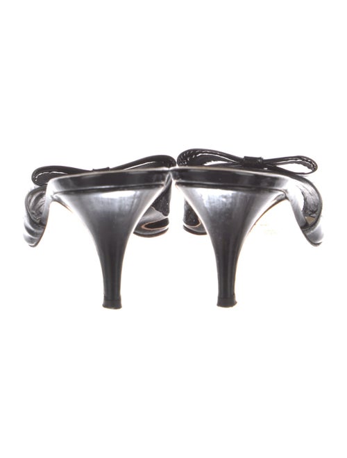 Saks Fifth Avenue Patent Leather Slides