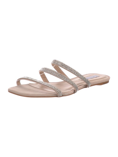 Saks Fifth Avenue Leather Printed Slides