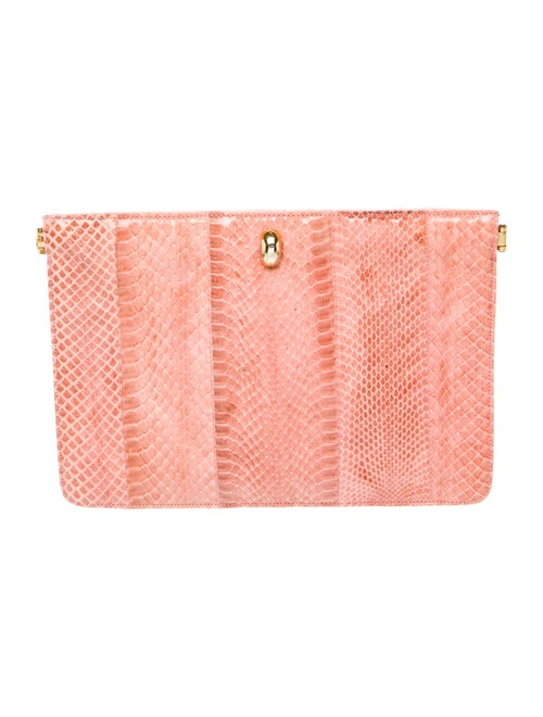 Saks Fifth Avenue Embossed Leather Portfolio