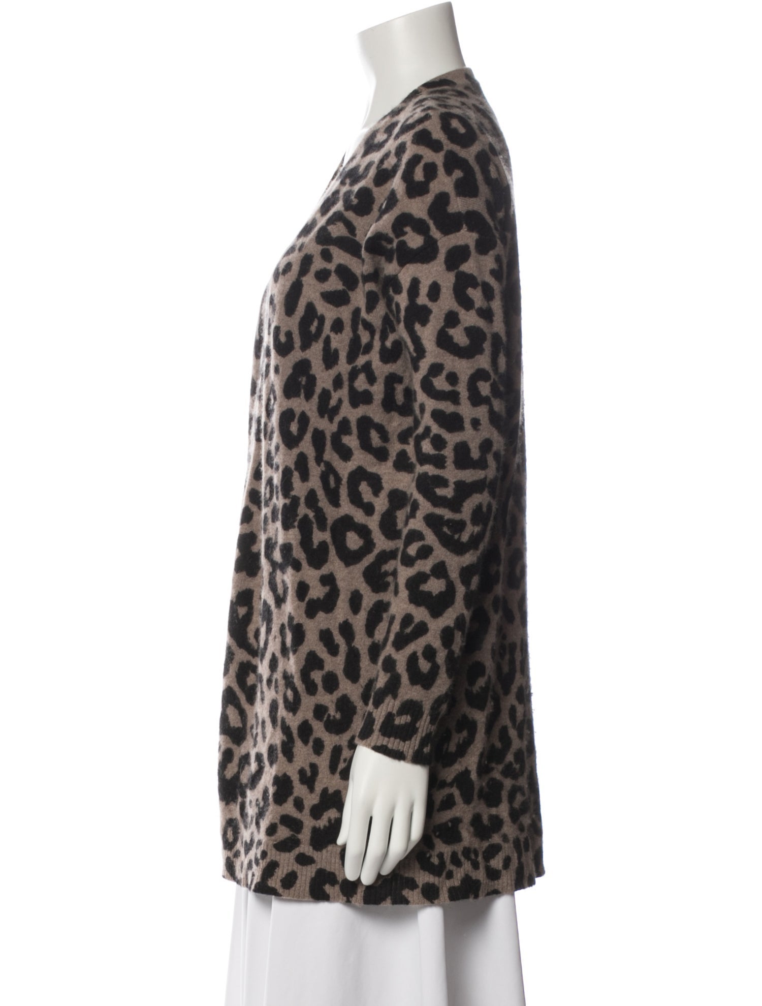 Saks Fifth Avenue Cashmere Animal Print Sweater