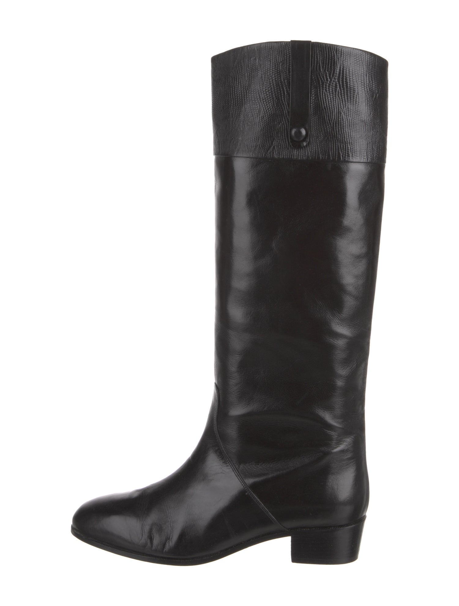 Saks Fifth Avenue Leather Riding Boots