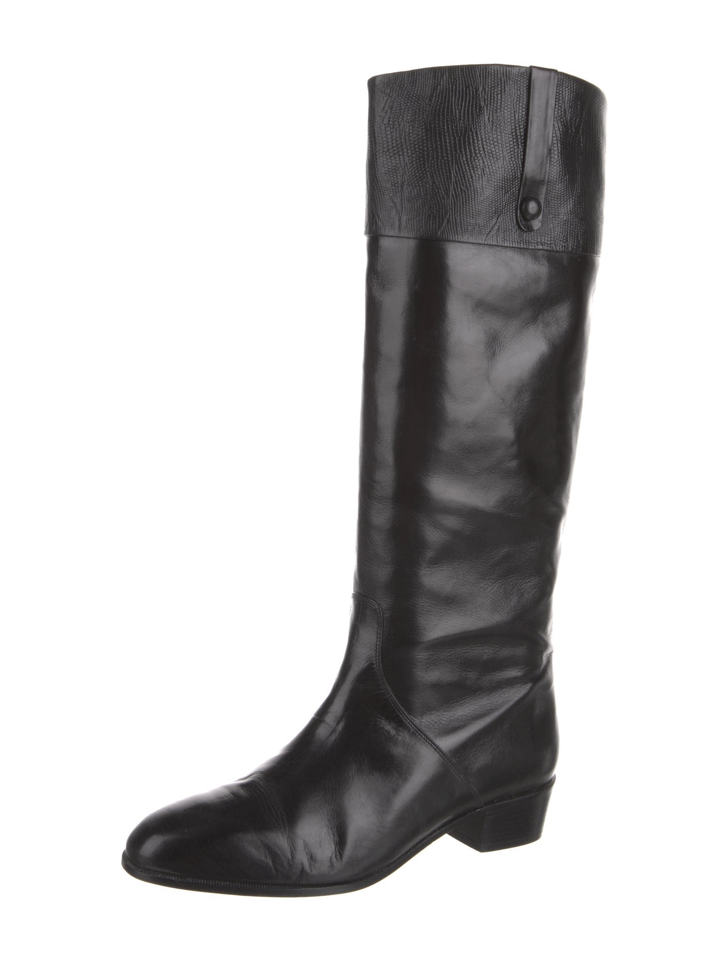 Saks Fifth Avenue Leather Riding Boots
