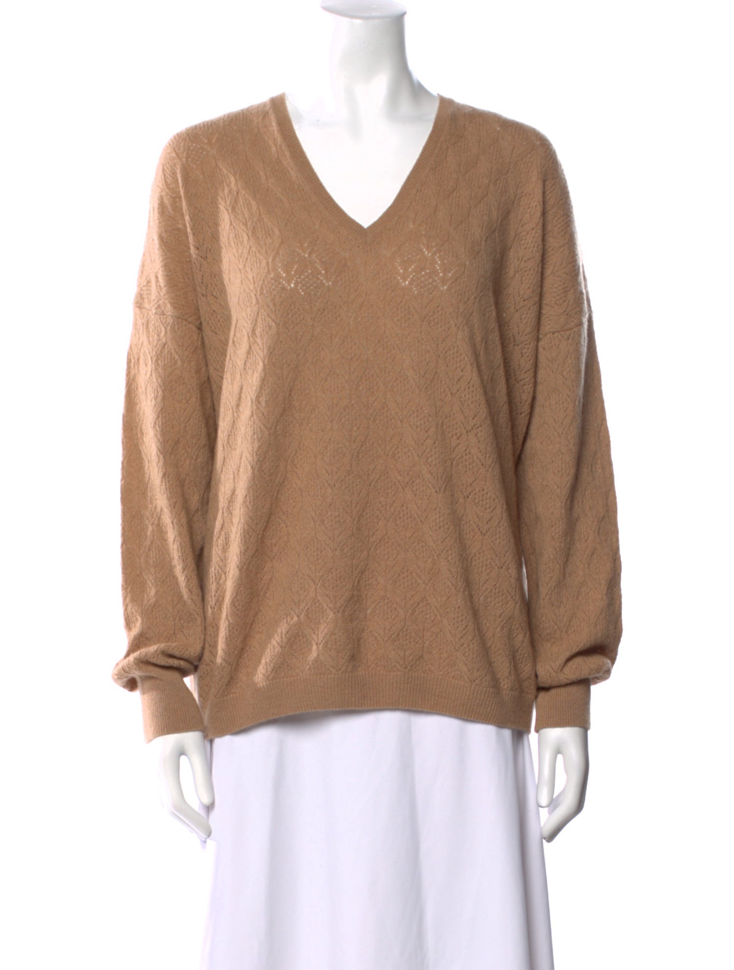 Saks Fifth Avenue Cashmere V-Neck Sweater w/ Tags
