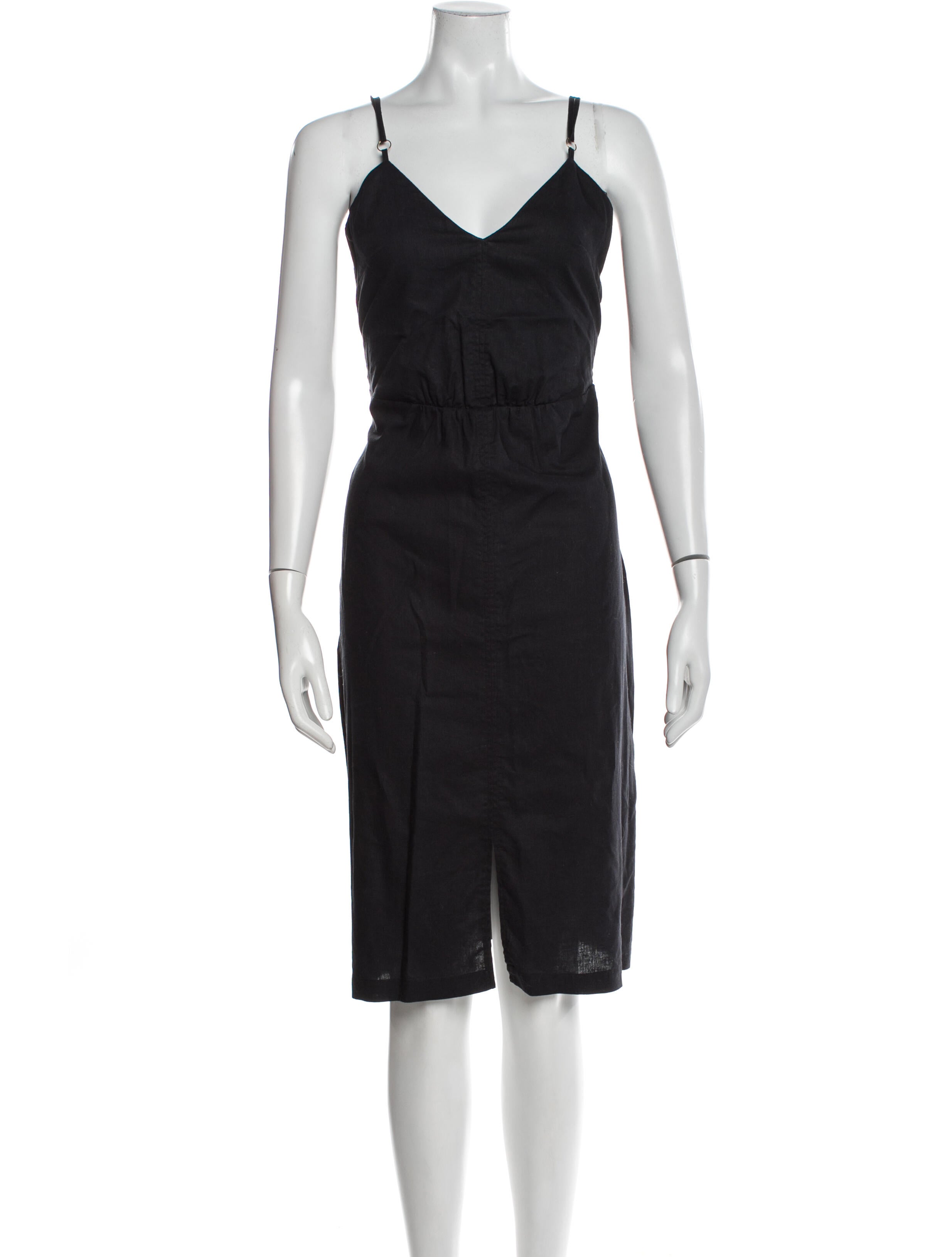 Saks Fifth Avenue V-Neck Knee-Length Dress