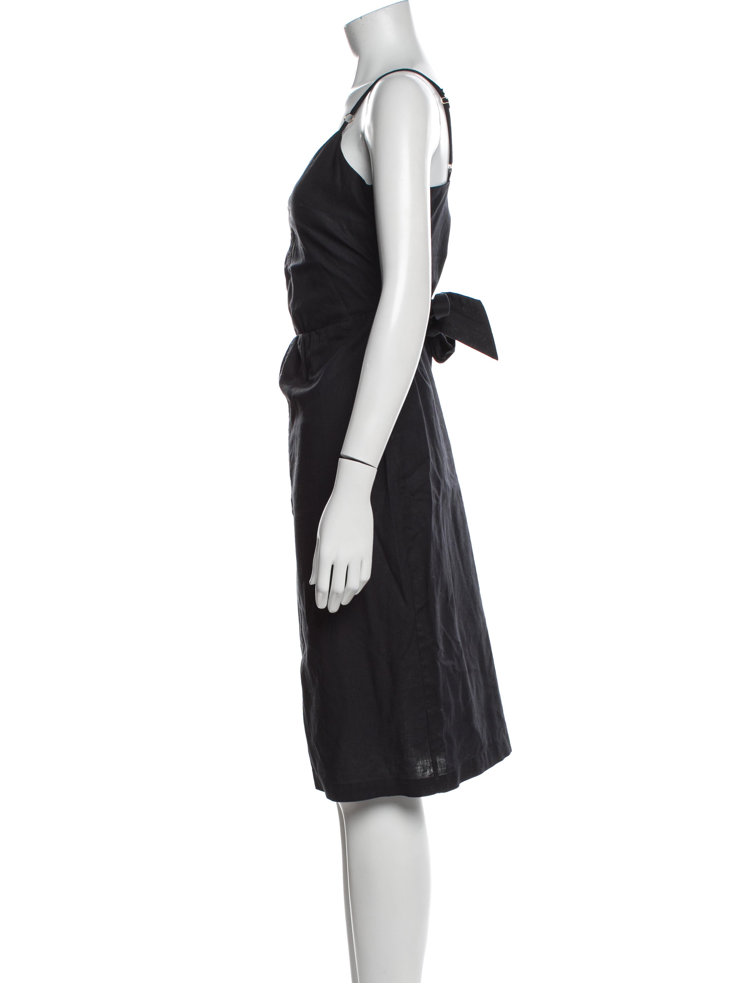 Saks Fifth Avenue V-Neck Knee-Length Dress