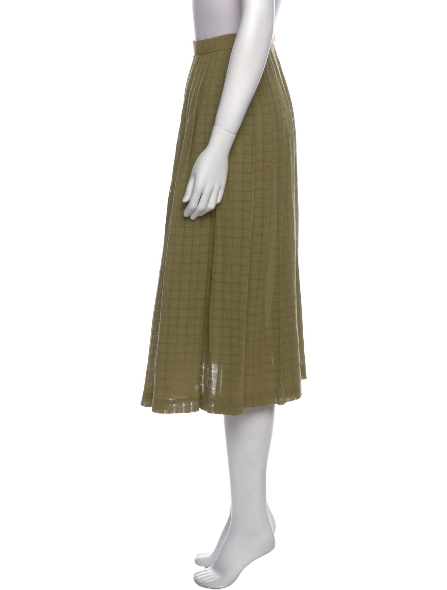 Saks Fifth Avenue Distressed Accents Midi Length Skirt