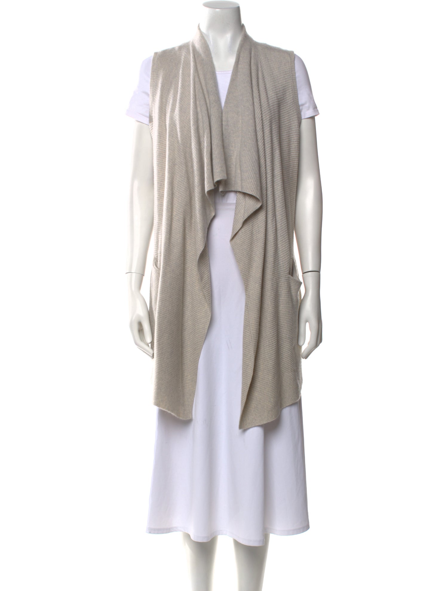 Saks Fifth Avenue Cashmere Open Front Sweater