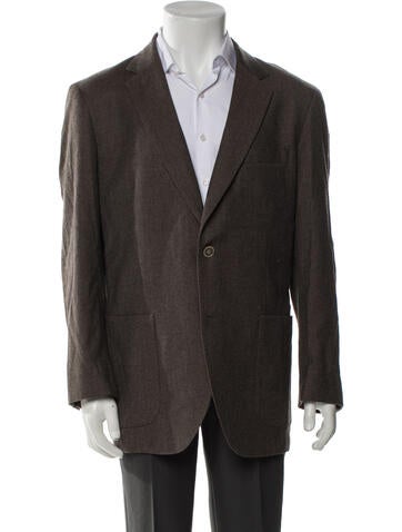 Saks Fifth Avenue Suiting Wool Blazer L
