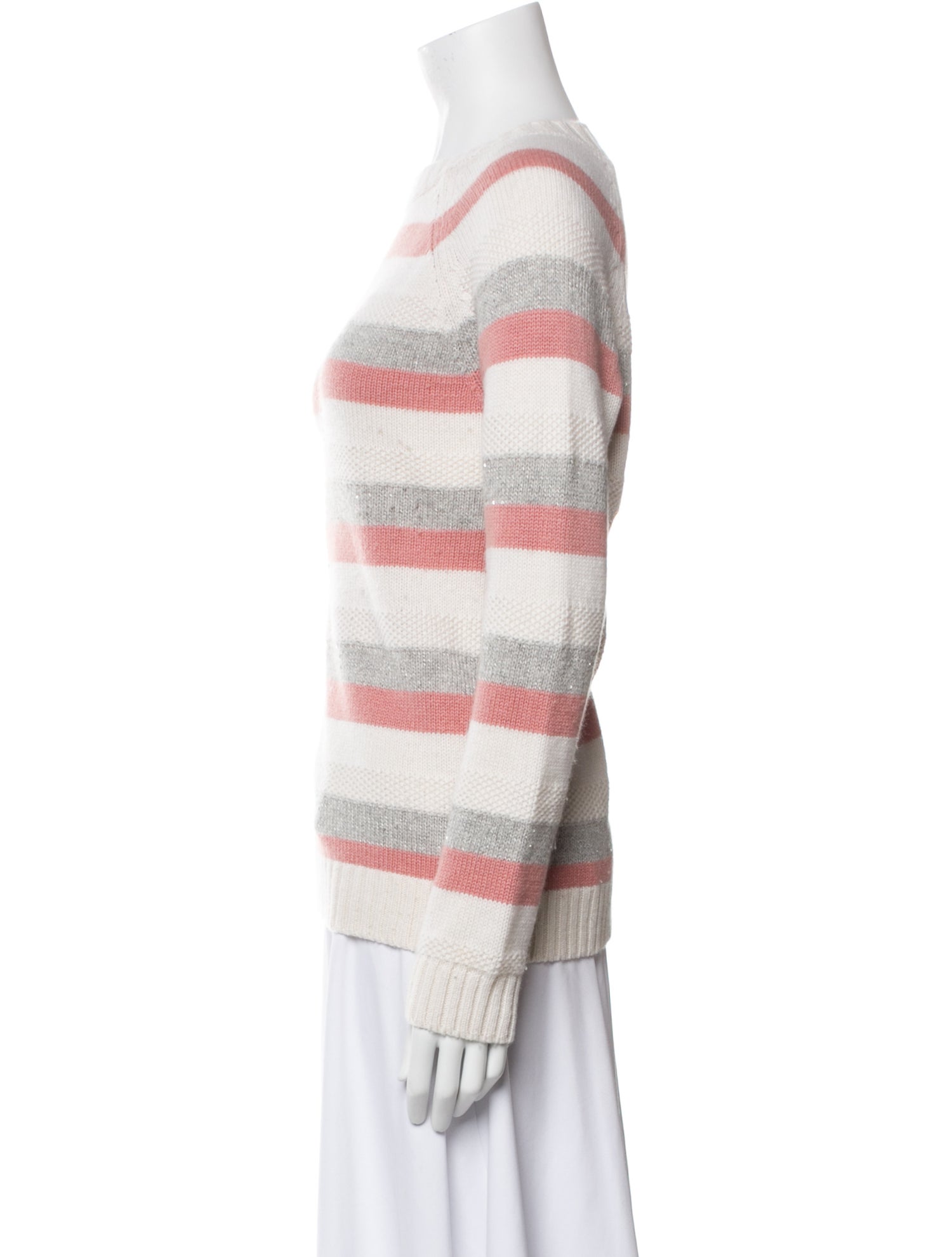 Saks Fifth Avenue Cashmere Striped Sweater