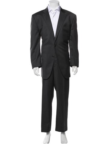 Saks Fifth Avenue Suiting Wool Two-Piece Suit XXL