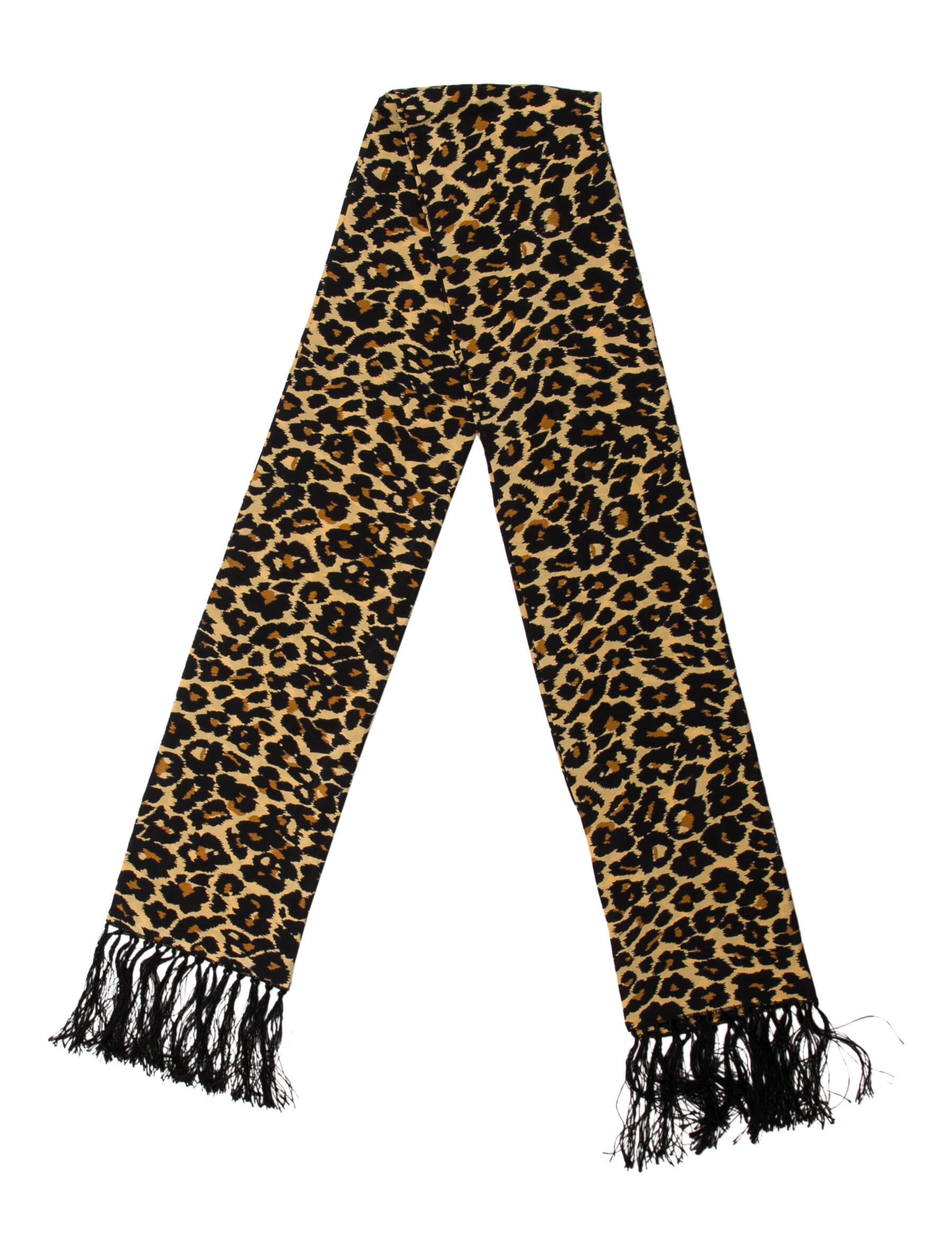 Saks Fifth Avenue Silk Animal Print Scarf