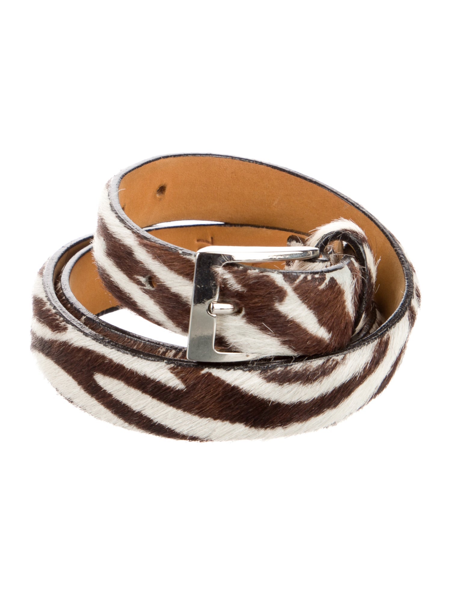 Saks Fifth Avenue Skinny Ponyhair Belt