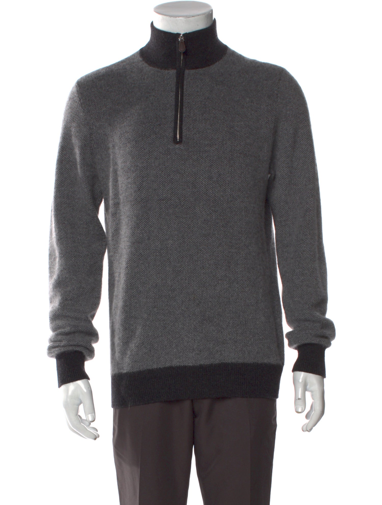 Saks Fifth Avenue Cashmere Turtleneck Polo Sweater