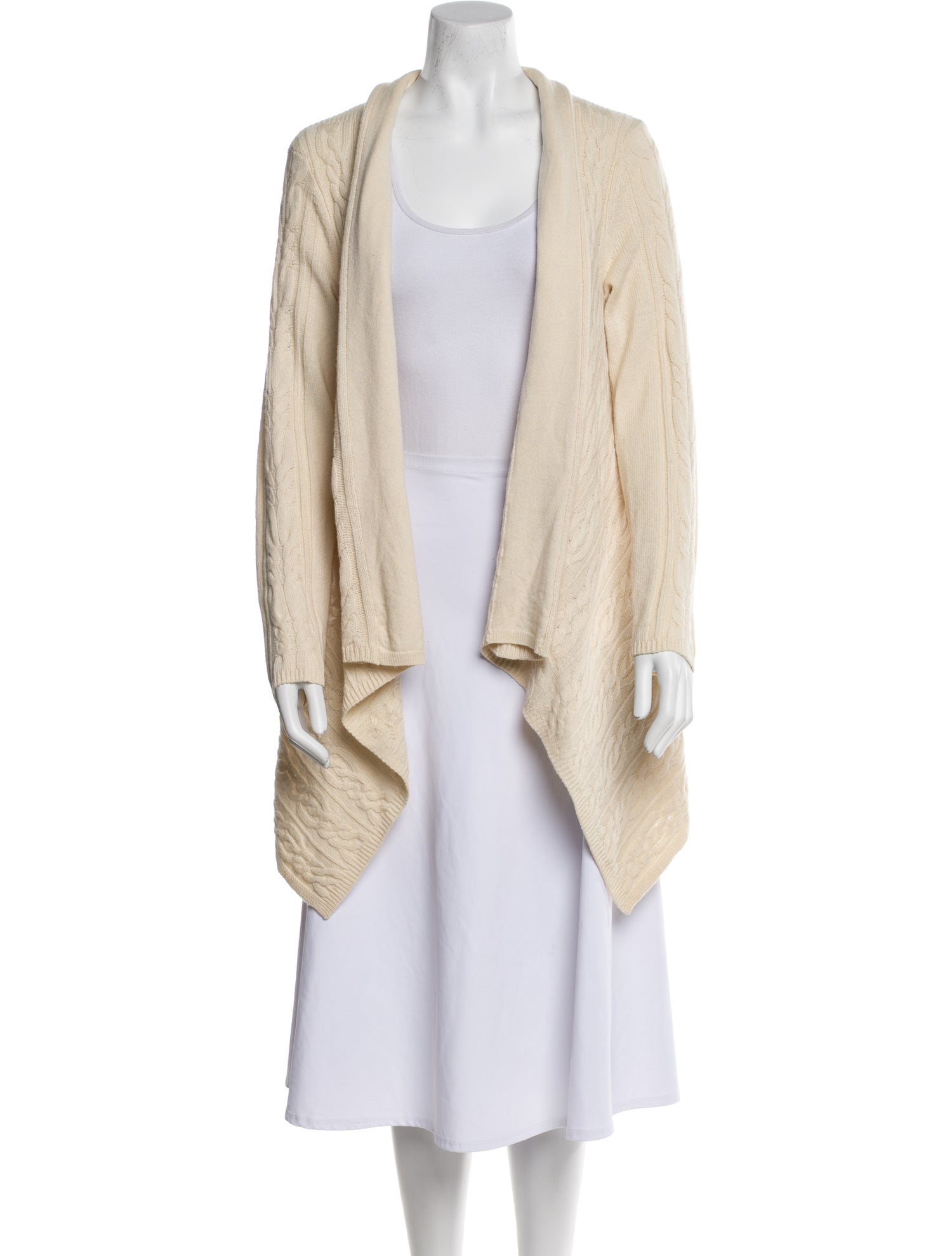 Saks Fifth Avenue Cashmere Open Front Sweater