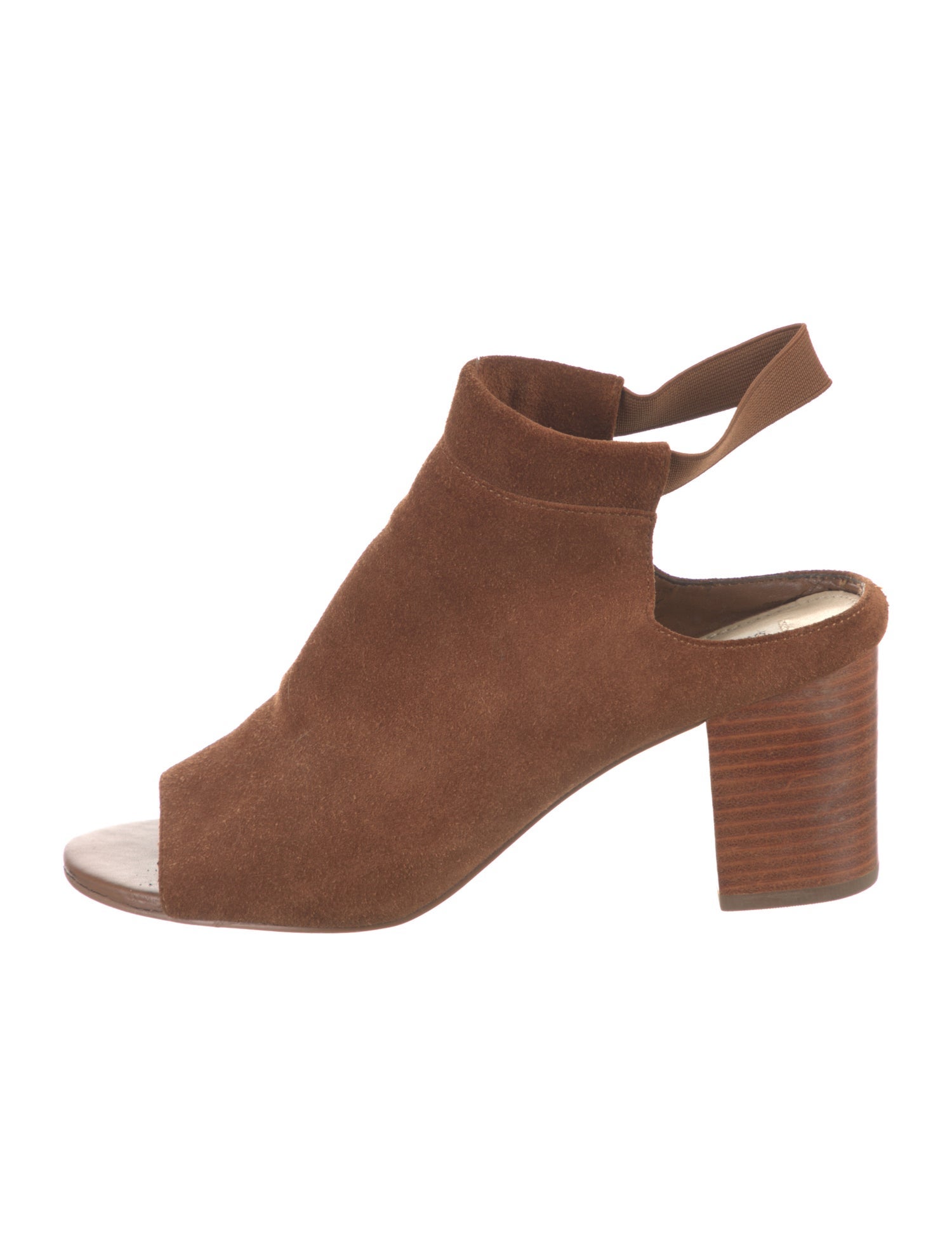 Saks Fifth Avenue Suede Slingback Sandals