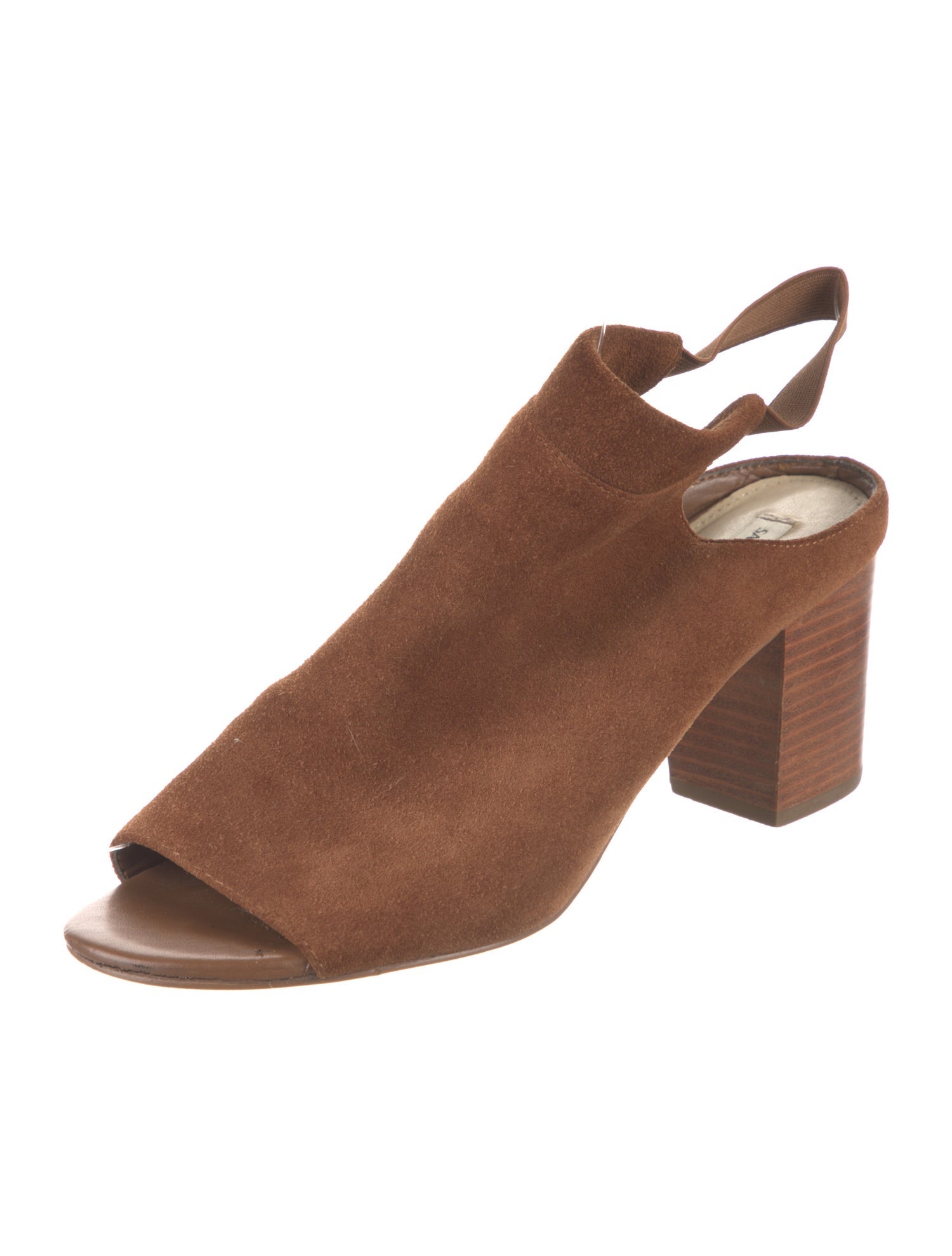 Saks Fifth Avenue Suede Slingback Sandals