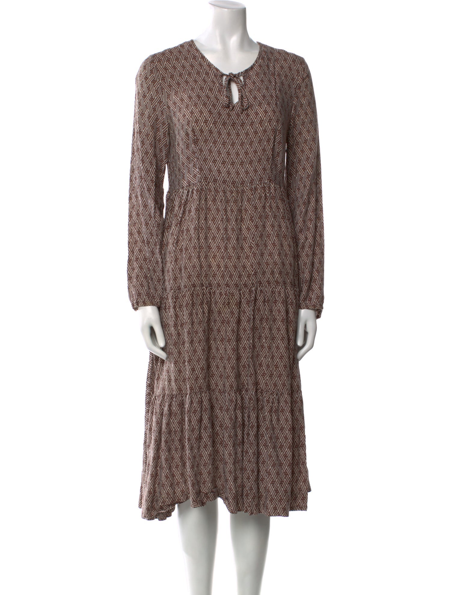 Saks Fifth Avenue Wool Midi Length Dress