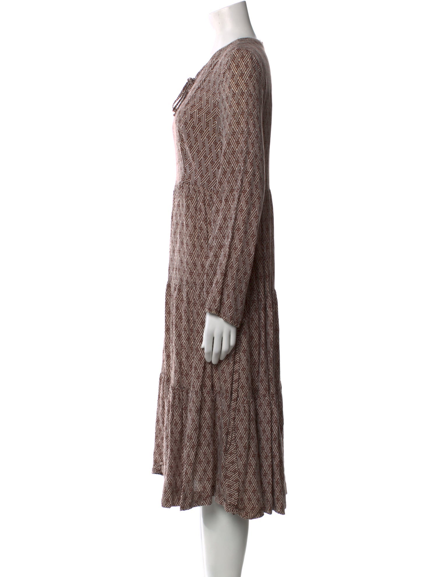 Saks Fifth Avenue Wool Midi Length Dress