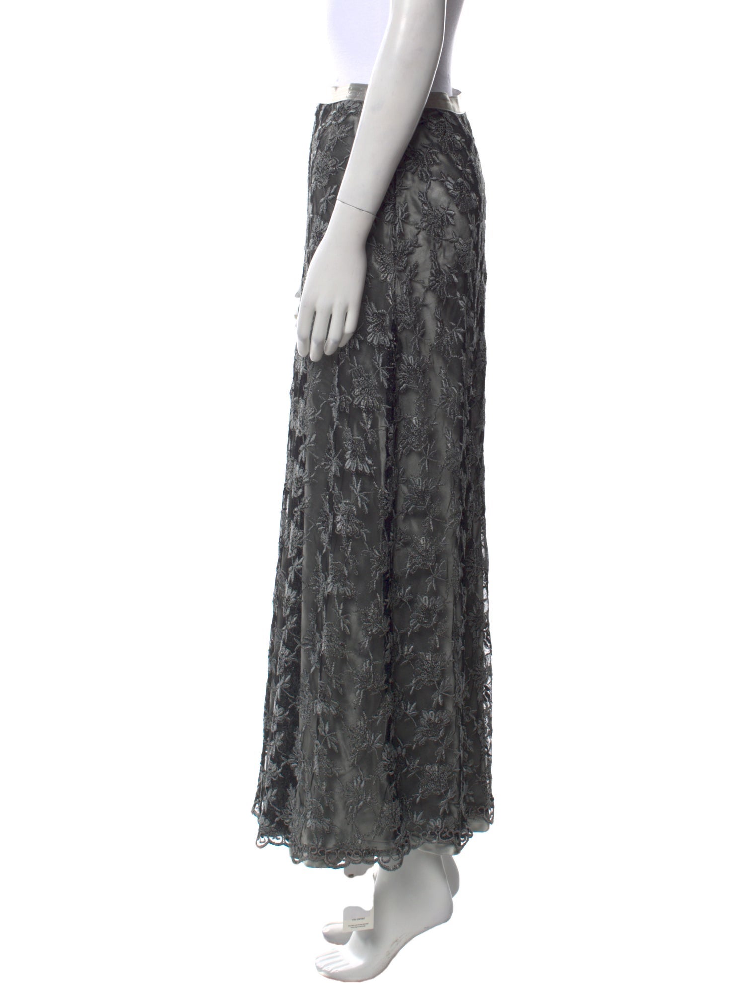 Saks Fifth Avenue Floral Print Midi Length Skirt