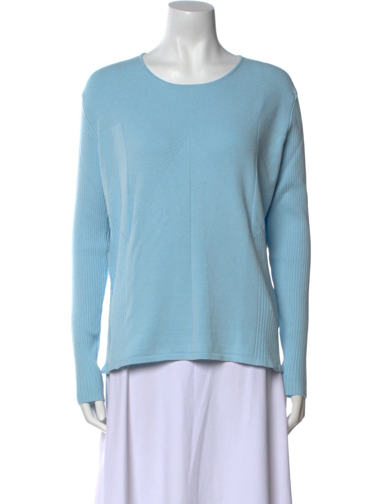 Saks Fifth Avenue Scoop Neck Long Sleeve Top