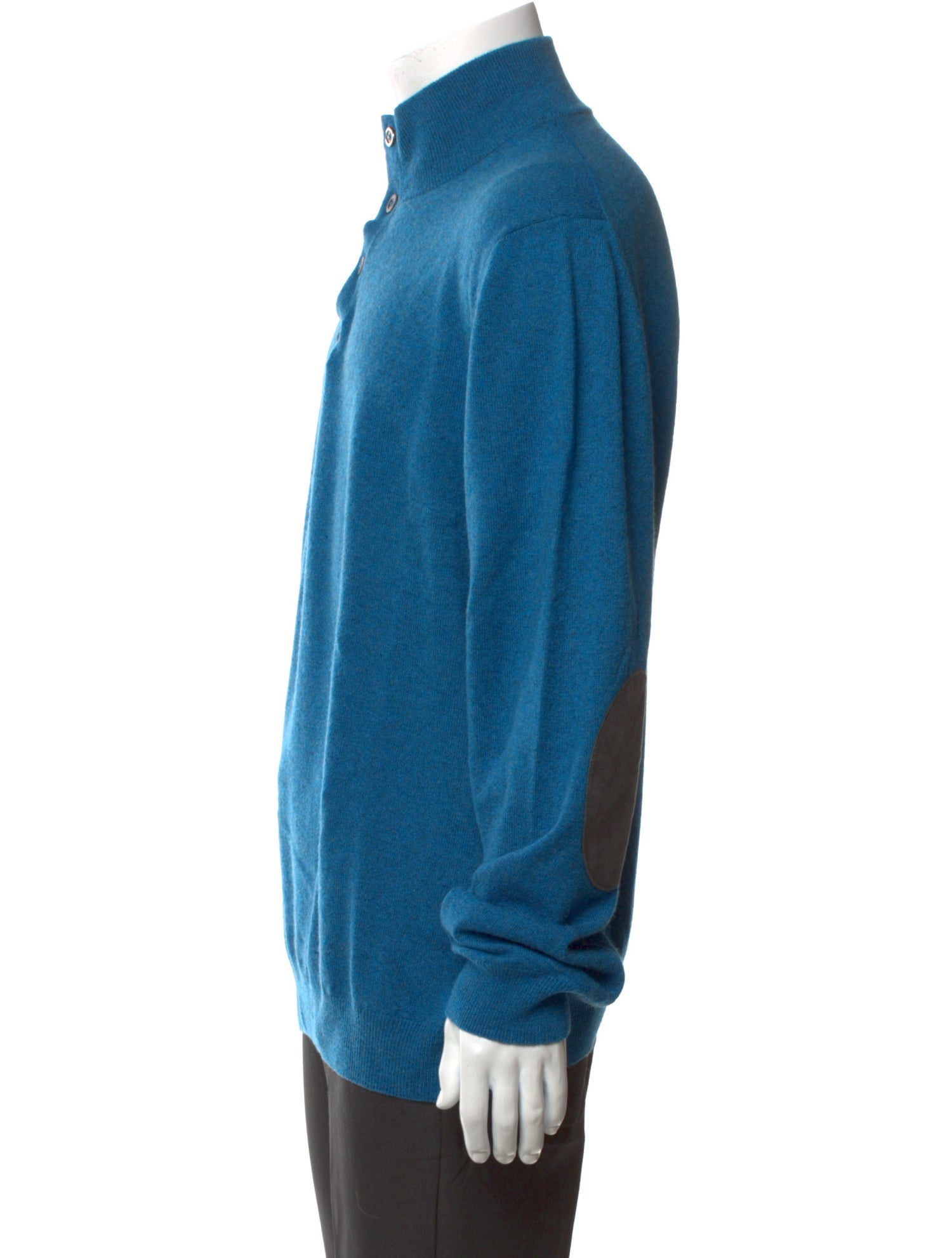 Saks Fifth Avenue Cashmere Mock Neck Polo Sweater