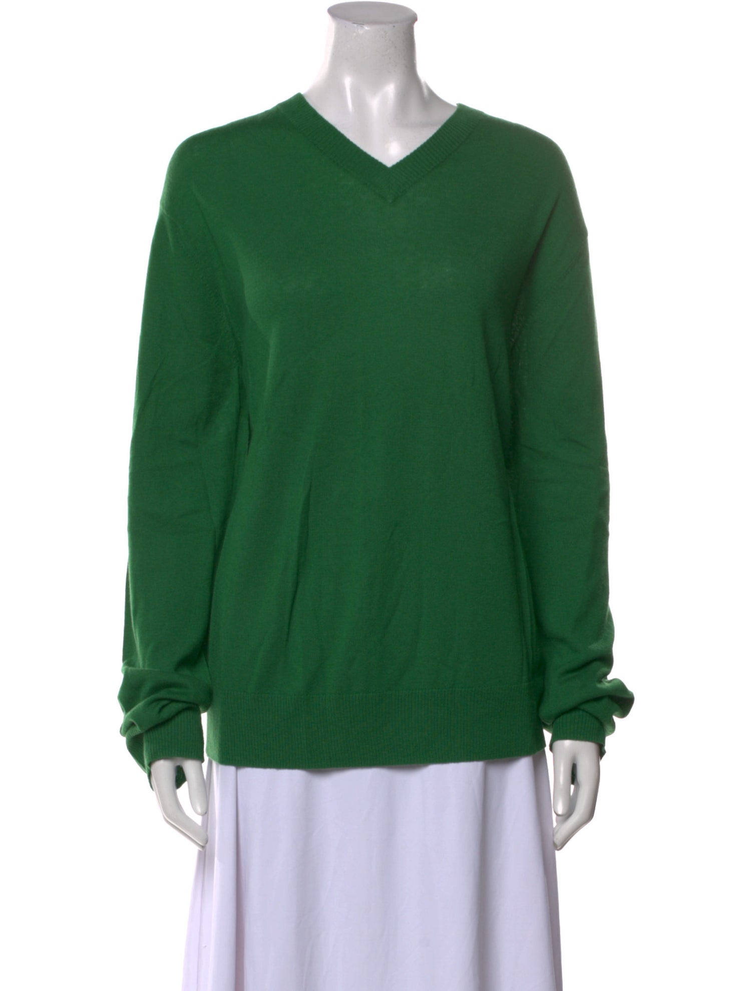 Saks Fifth Avenue Cashmere V-Neck Pullover w/ Tags