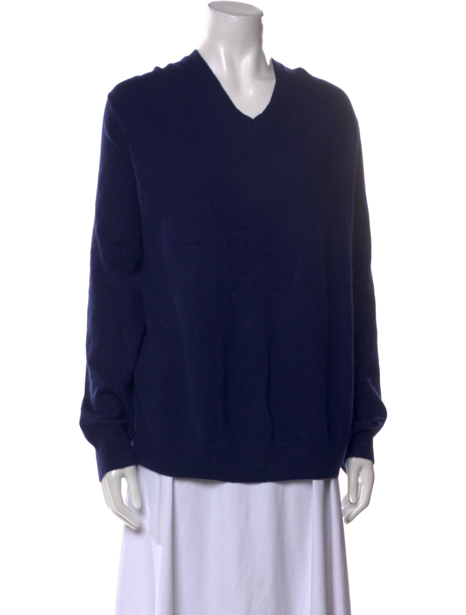 Saks Fifth Avenue Cashmere V-Neck Pullover w/ Tags