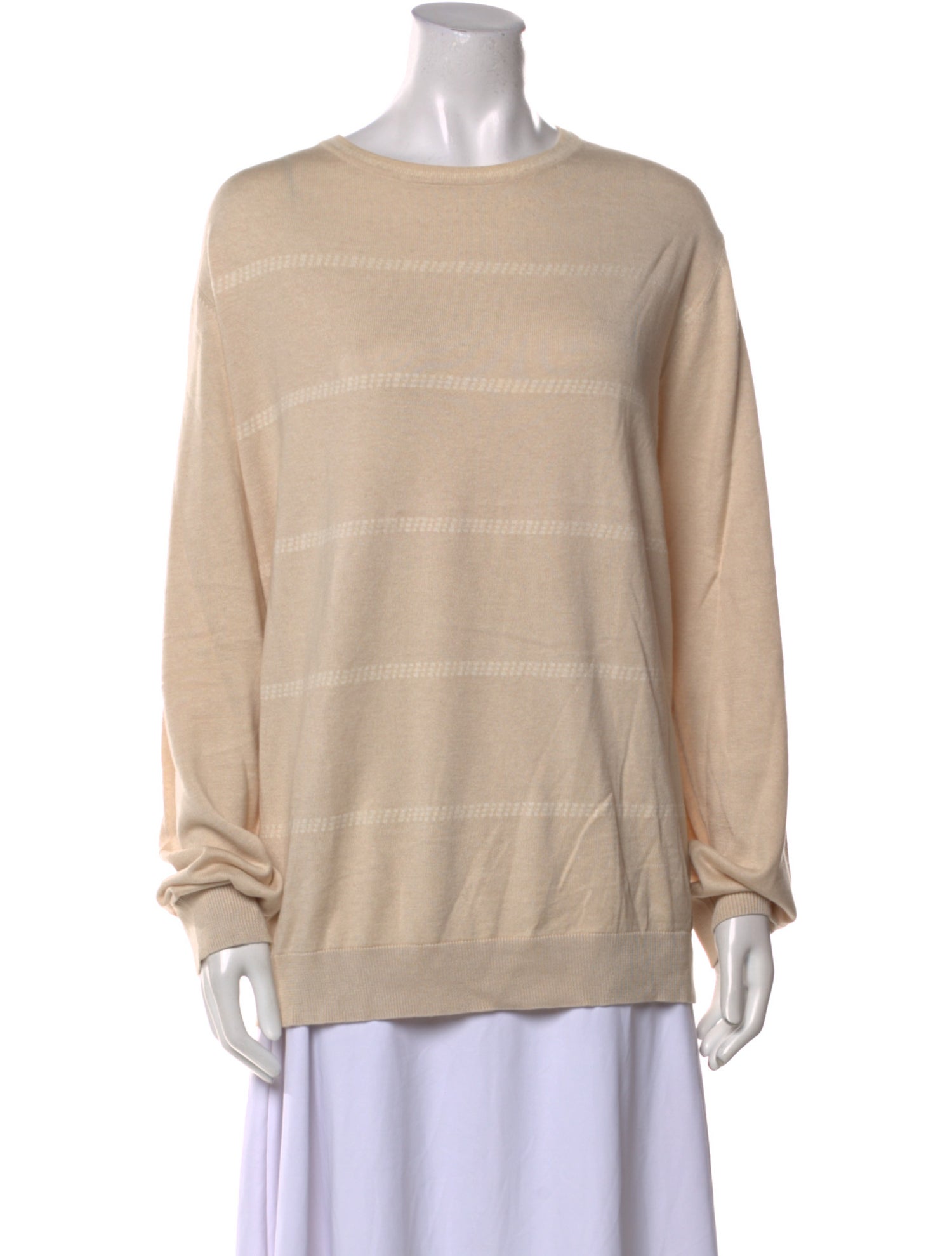 Saks Fifth Avenue Silk Crew Neck Pullover