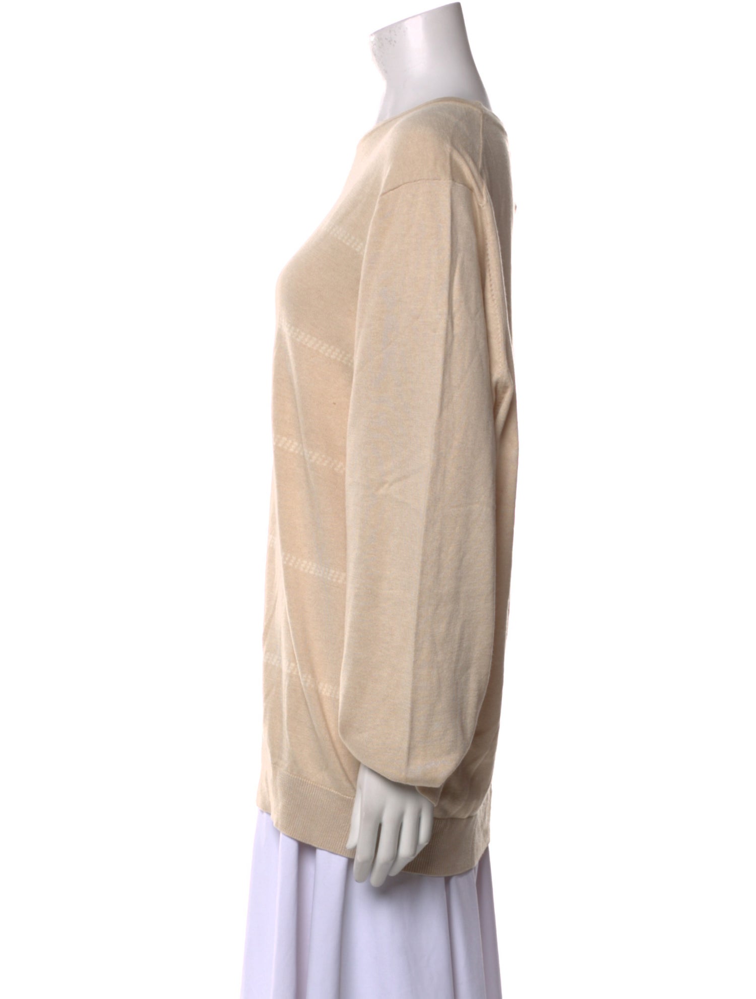Saks Fifth Avenue Silk Crew Neck Pullover