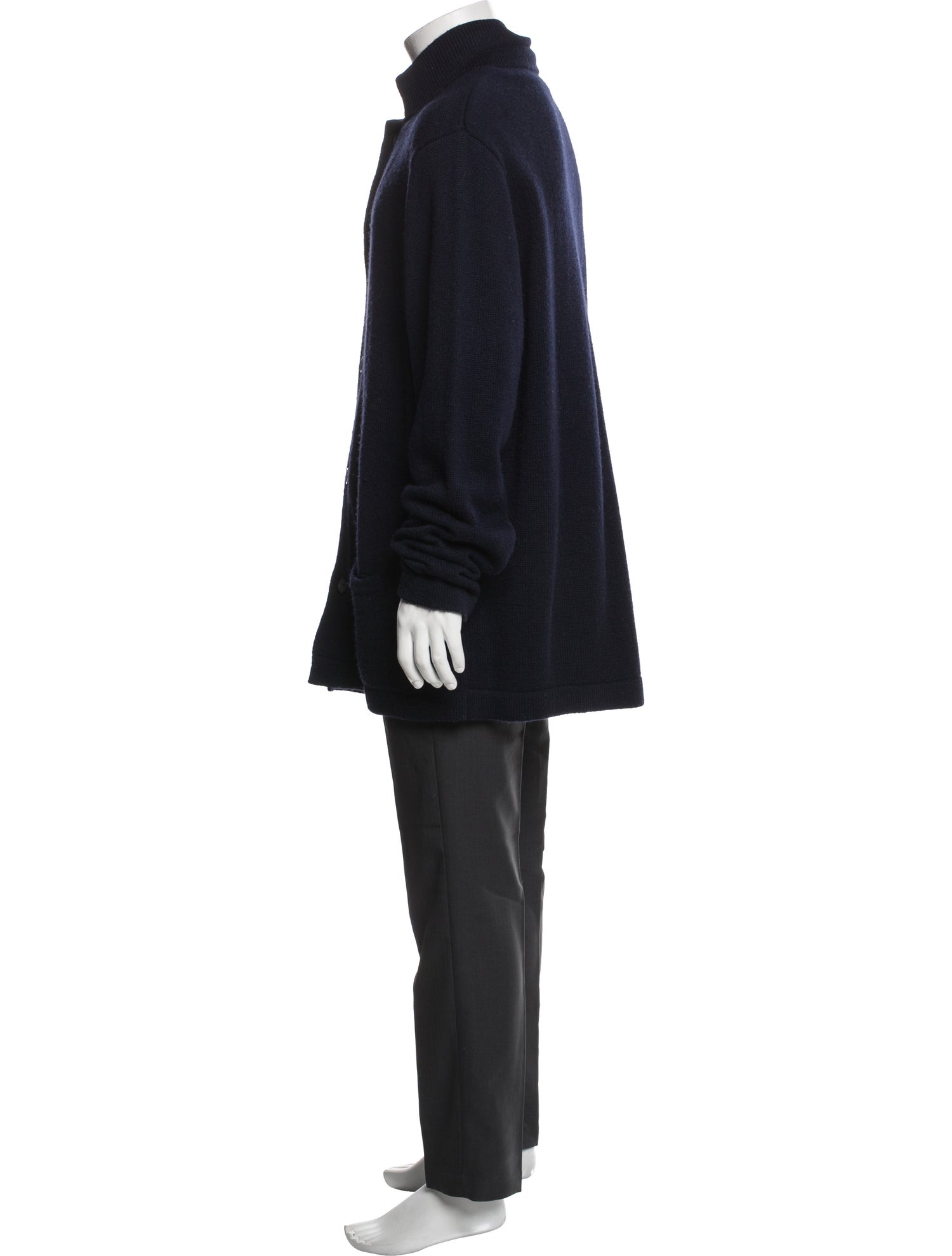 Saks Fifth Avenue Mock Neck Long Sleeve Cardigan