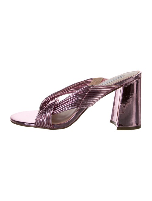 Saks Fifth Avenue Leather Slides