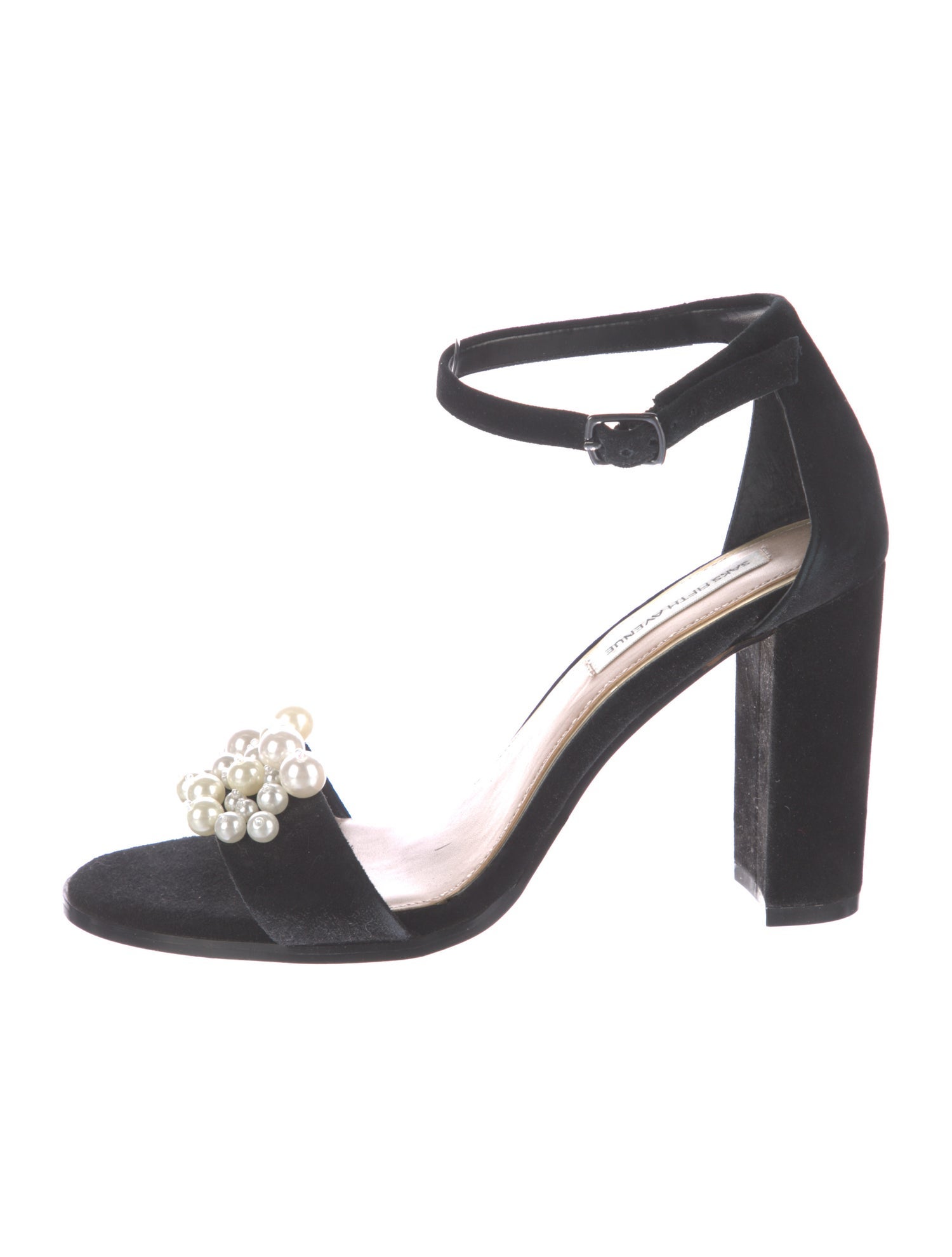 Saks Fifth Avenue Suede Floral Print Sandals