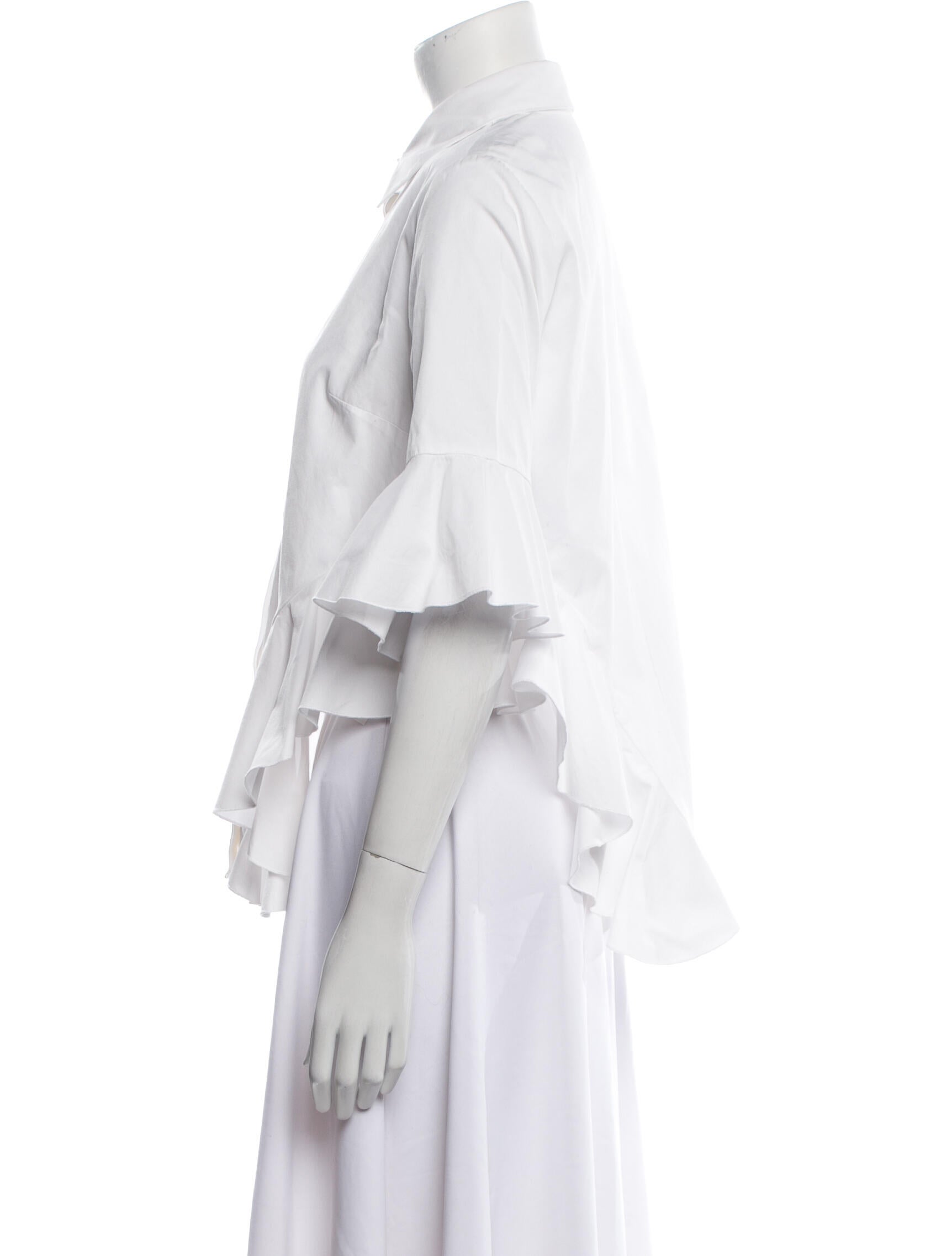 Saks Fifth Avenue Three-Quarter Sleeve Button-Up Top