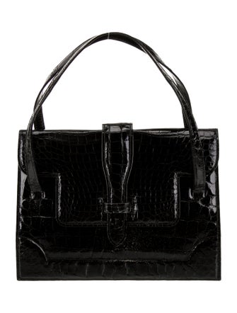 Saks Fifth Avenue Leather Top Handle Bag