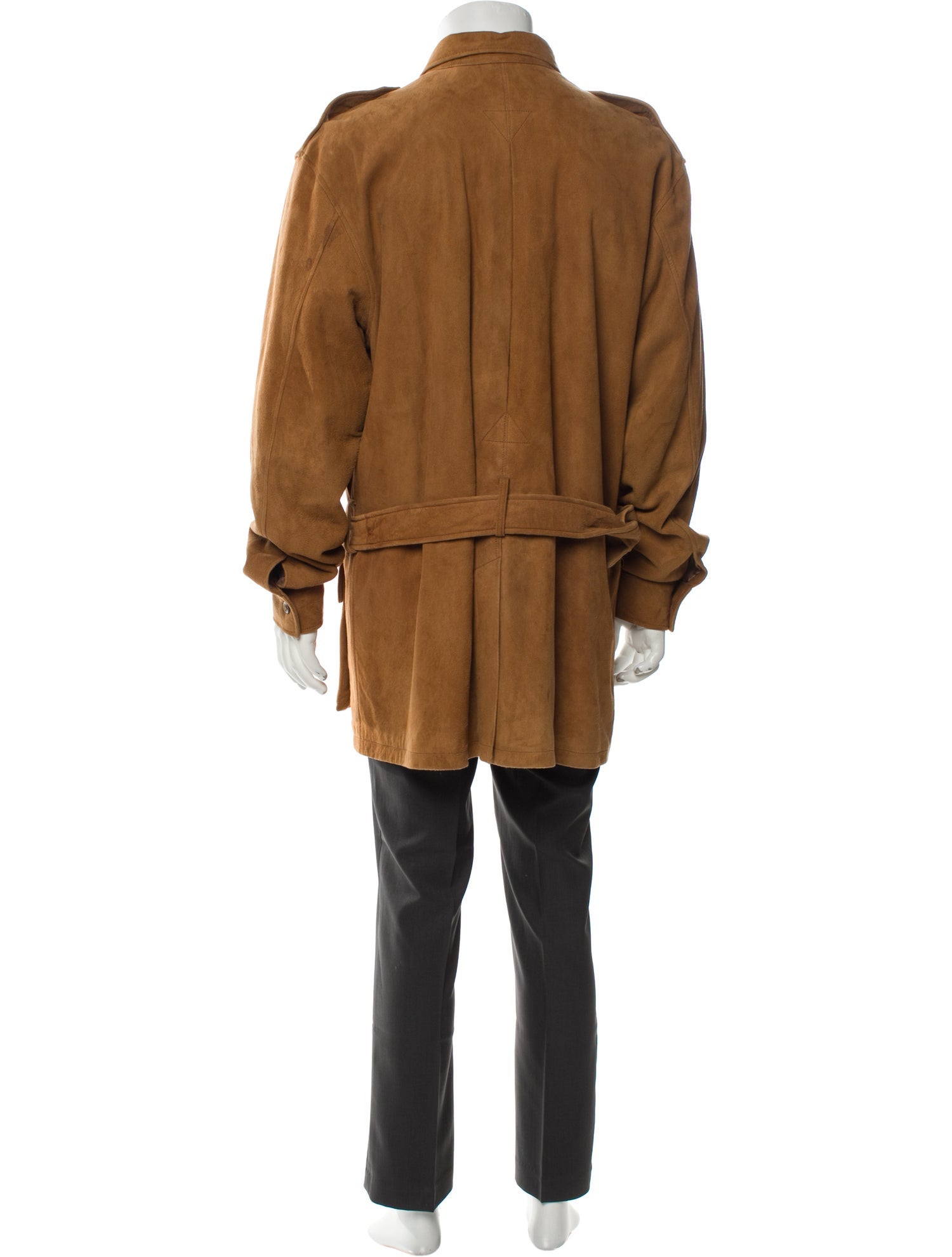 Saks Fifth Avenue Leather Utility Jacket