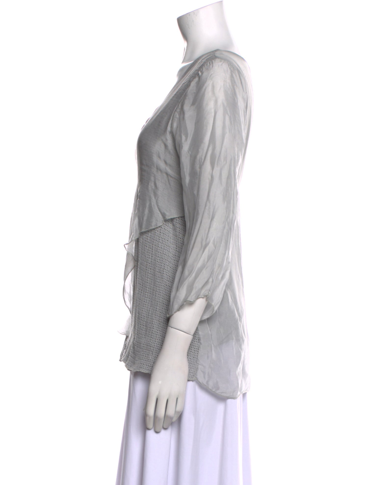 Saks Fifth Avenue Silk Scoop Neck Blouse