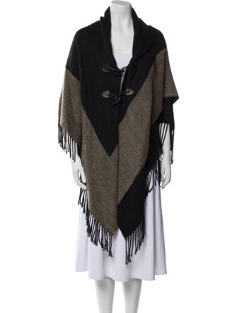 Saks Fifth Avenue Colorblock Pattern Coat